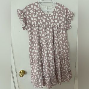 Grove & Co Leopard Babydoll Dress